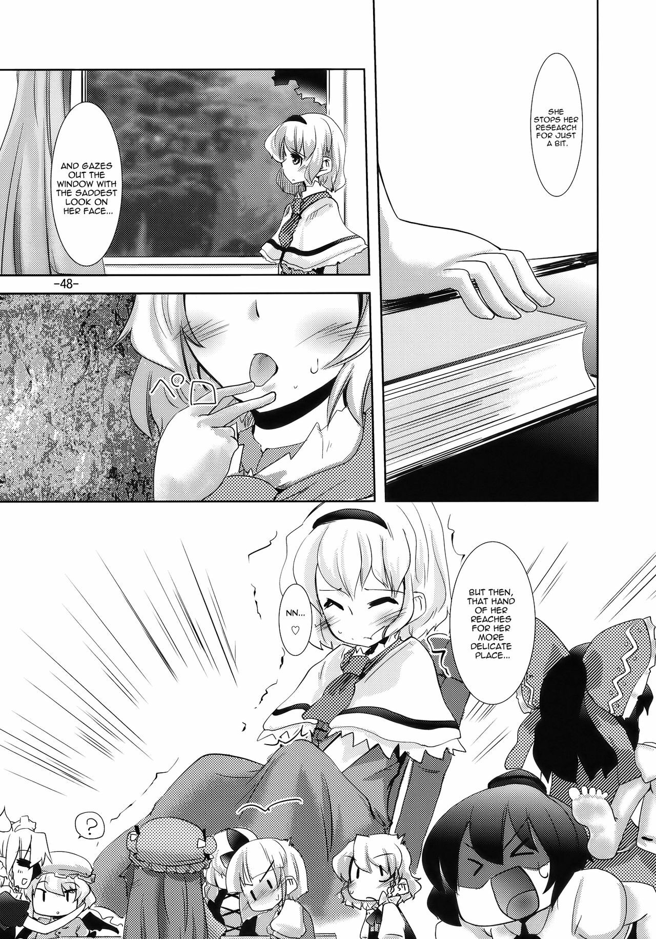 (Reitaisai 7) [Sanzoku no Uta (Takara Akihito)] Enkai ni Ikou | Let's go to the party (Touhou Project) [English] [U MAD] page 48 full