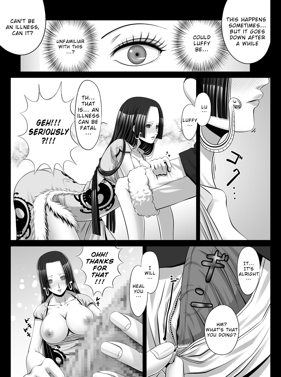 (SC46) [Carrot Works (Hairaito)] Chijou TeiahHancock | Foolish Empress Hancock (One Piece) [English] =Wrathkal+Torn= page 8 full