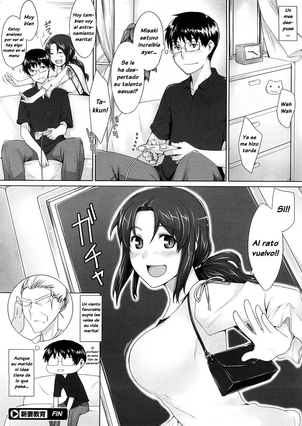 [Jin] Niizuma Kyouiku | Educating a New Wife (COMIC Megastore 2009-02) [Spanish] [Varkatzas666] [Decensored] page 22 full