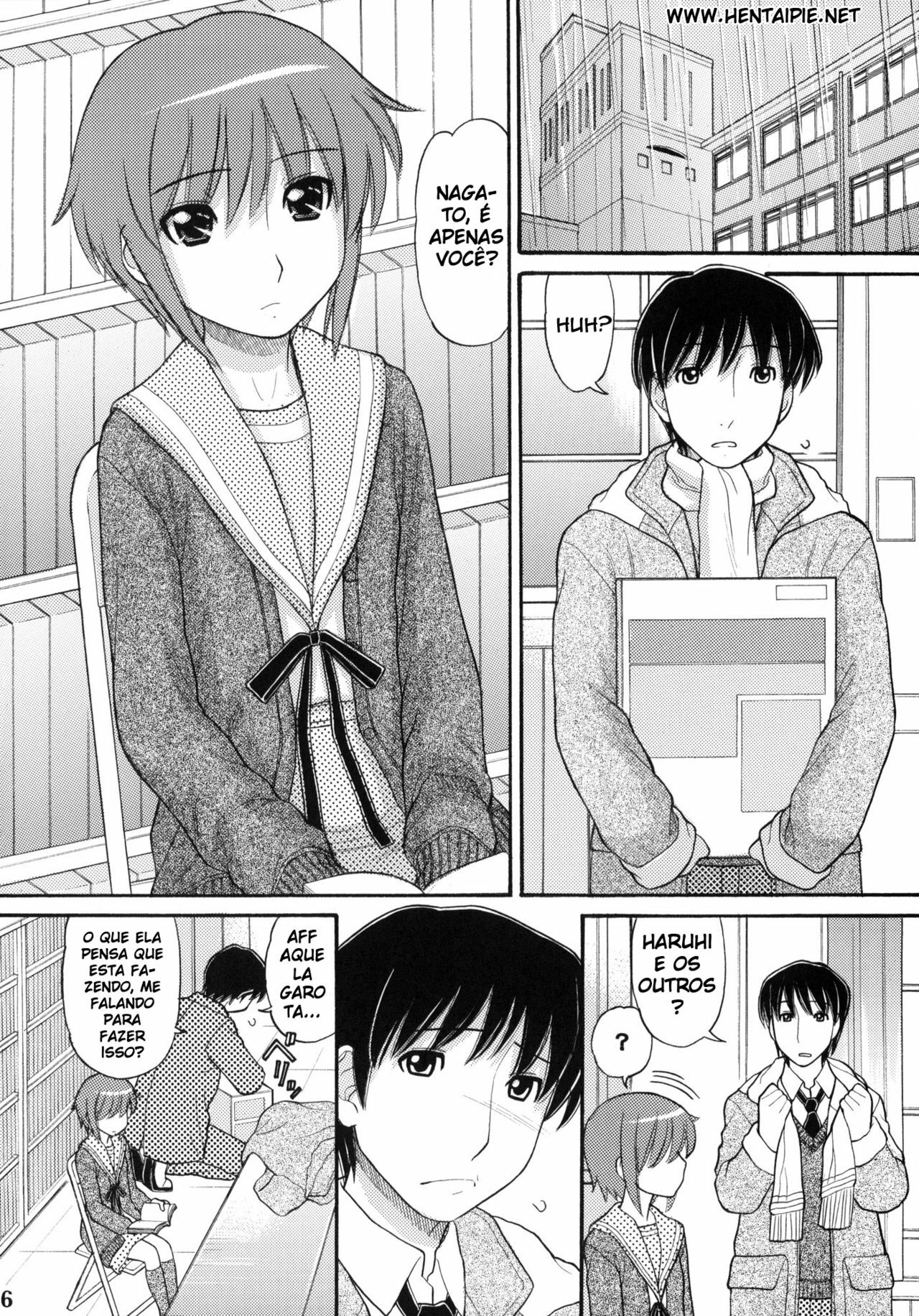 (C74) [Great Pimp Dou (Tanaka EX)] Someday in the YUKI.N> (The Melancholy of Haruhi Suzumiya) [Portuguese-BR] page 5 full