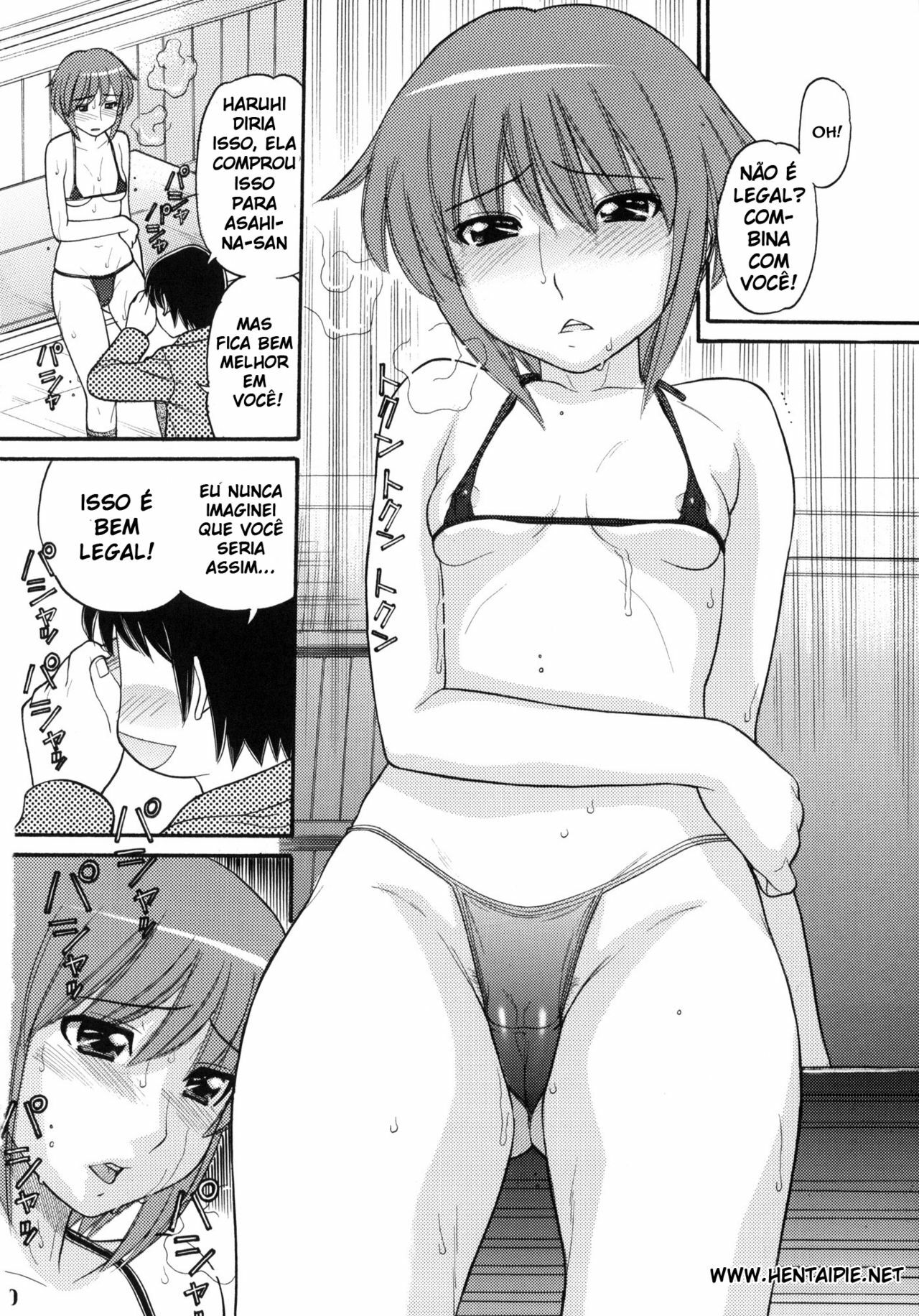 (C74) [Great Pimp Dou (Tanaka EX)] Someday in the YUKI.N> (The Melancholy of Haruhi Suzumiya) [Portuguese-BR] page 9 full