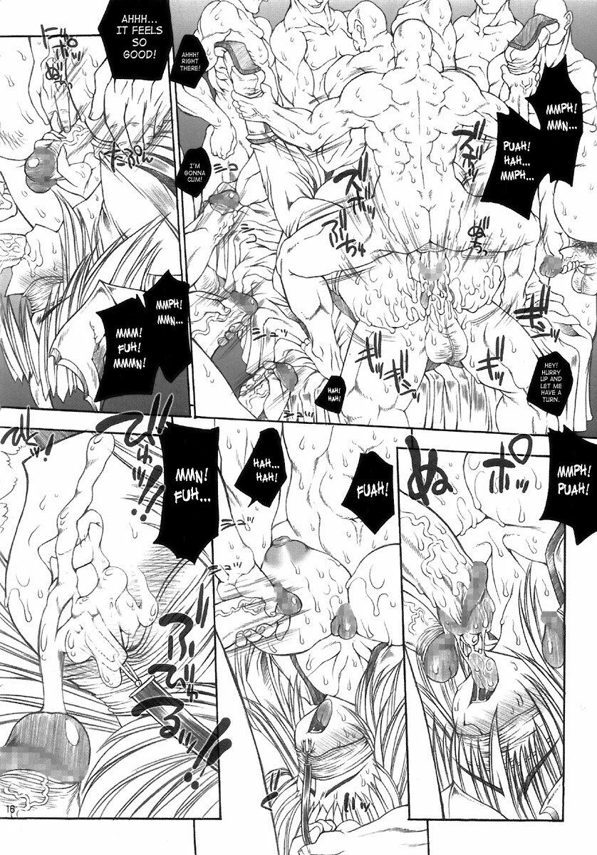 (Comic Castle 2005) [ERECT TOUCH (Erect Sawaru)] SGG Semen GangBang Girls ～ The Real darkside of Shinra Bansho ～ (Shinrabanshou Choco) [English] [SaHa] page 16 full