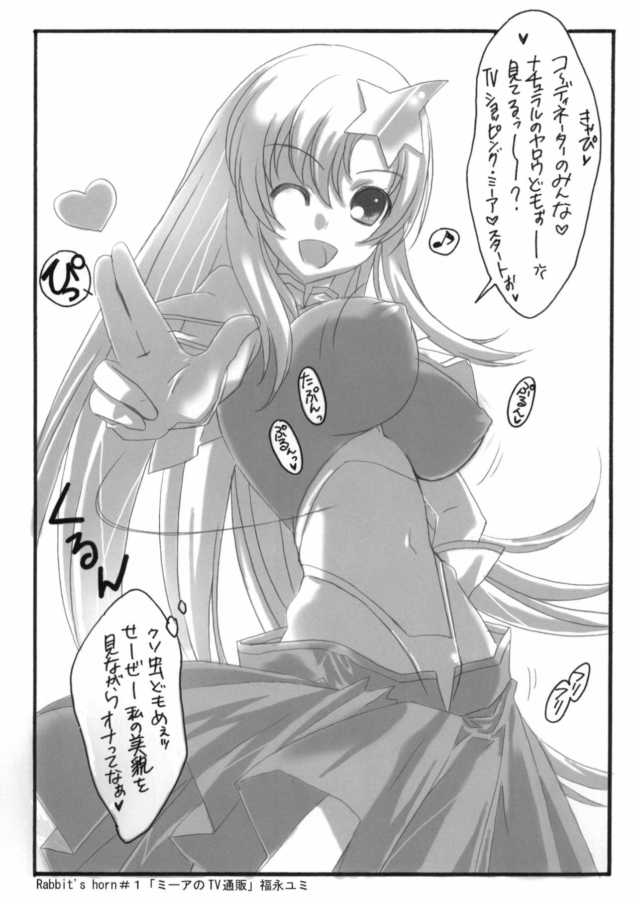 (C70) [FukuFuku!, Mono x Chro (Fukunaga Yumi, Kokonoka)] Rabbit's horn (Mobile Suit Gundam SEED DESTINY) page 2 full