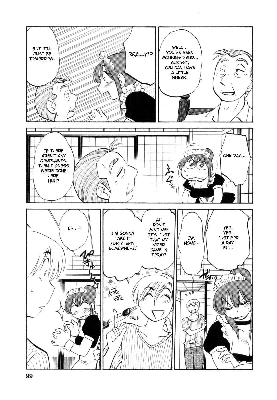 [Tsuyatsuya] Maid no Mitsuko-san 1 [English] [Fated Circle] page 99 full