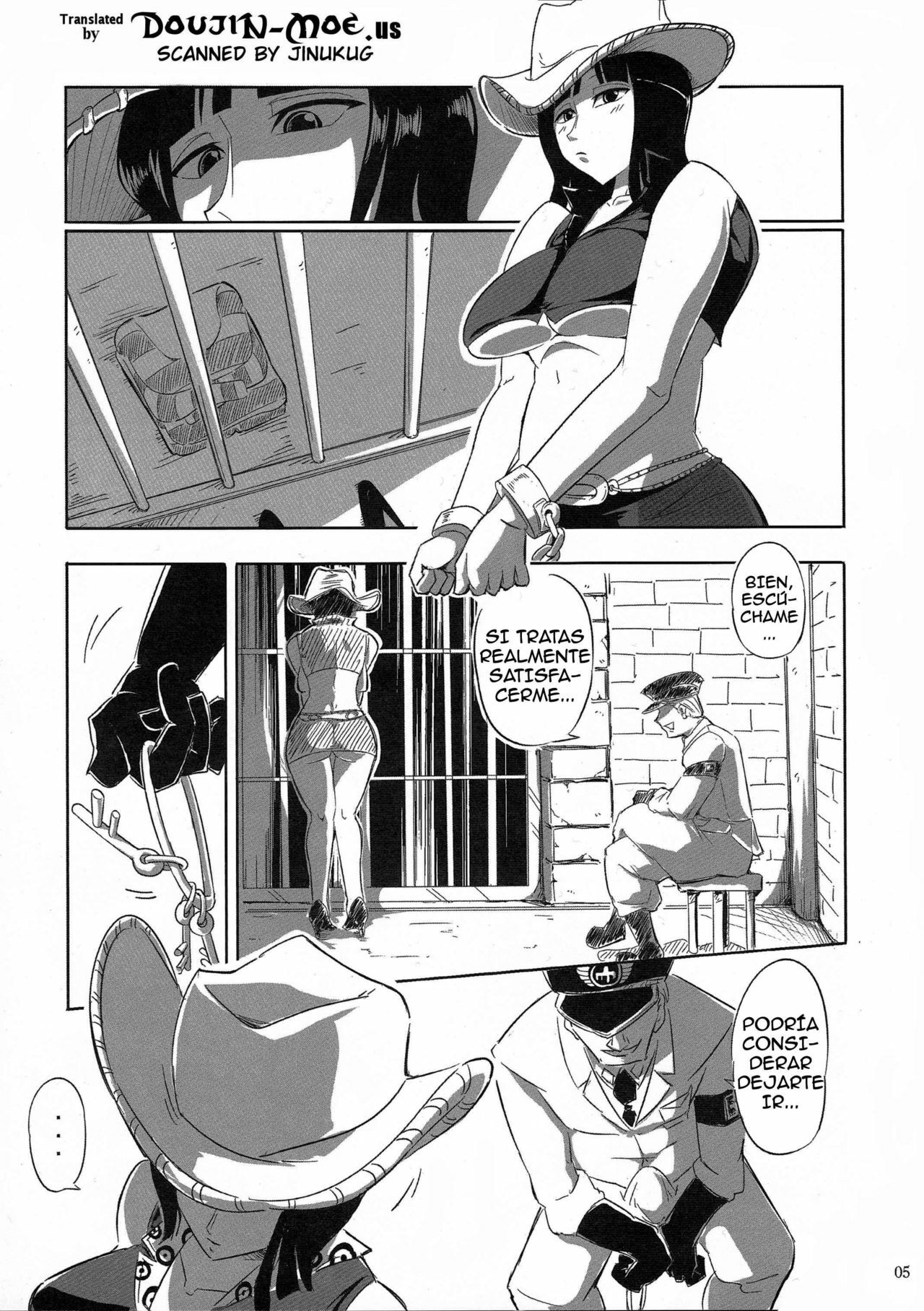 (C77) [Sato Samitt (Satomi Sato)] Pleasure (One Piece‎) [Spanish] [Biblioteca Hentai + BloodHunter] page 4 full