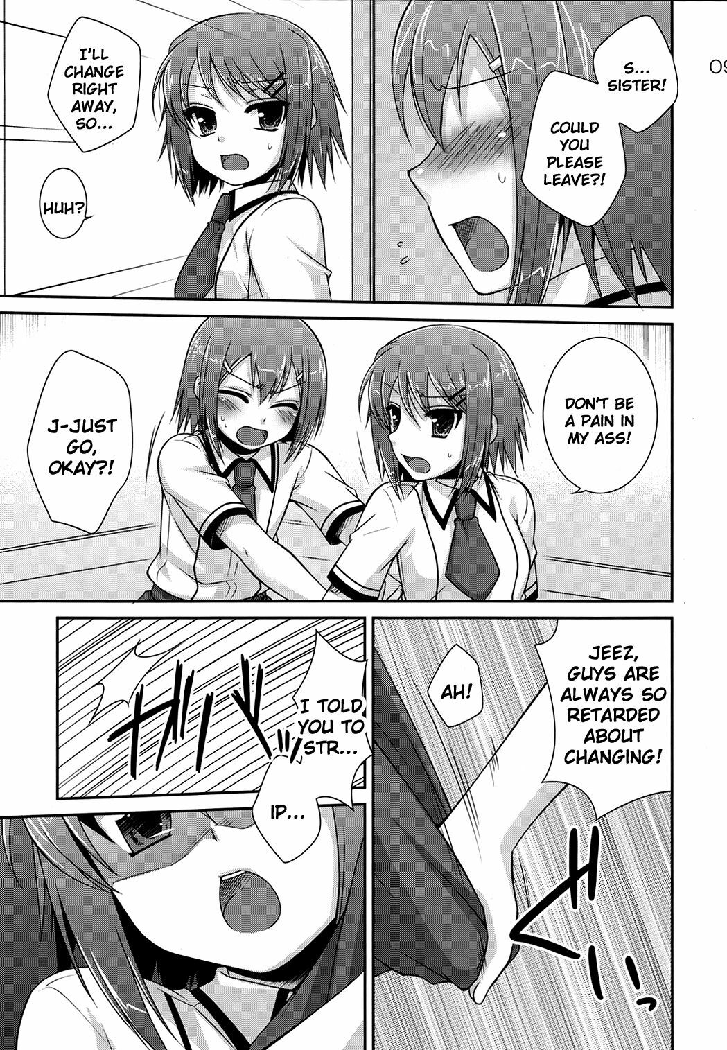 (SC46) [ETC x ETC (Hazuki)] Osumesu Twins (Baka to Test to Shoukanjuu) [English] [Pretty Anon] page 7 full