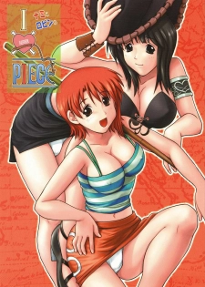 (CR35) [Studio Wallaby (Kika = Zaru)] Nami to Robin no I Love Piece (One Piece) [English] {Doujin-Moe.us} - page 1
