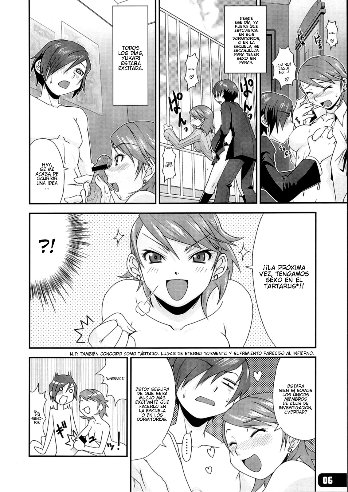 [Hagane Koubou (Haganema)] Hatsujou Yukaricchi FES (Persona 3) [Spanish] [Javiert239] page 4 full