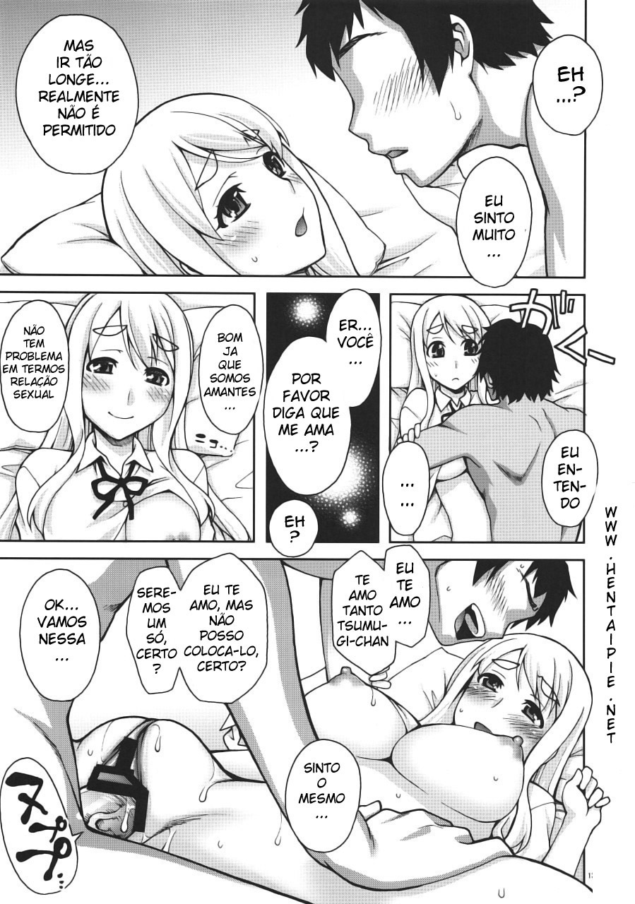 (COMIC1☆4) [KABAYAKIYA (Unagimaru)] Mugi-chan no Himitsu no Arbeit (K-ON!) [Portuguese-BR] page 12 full