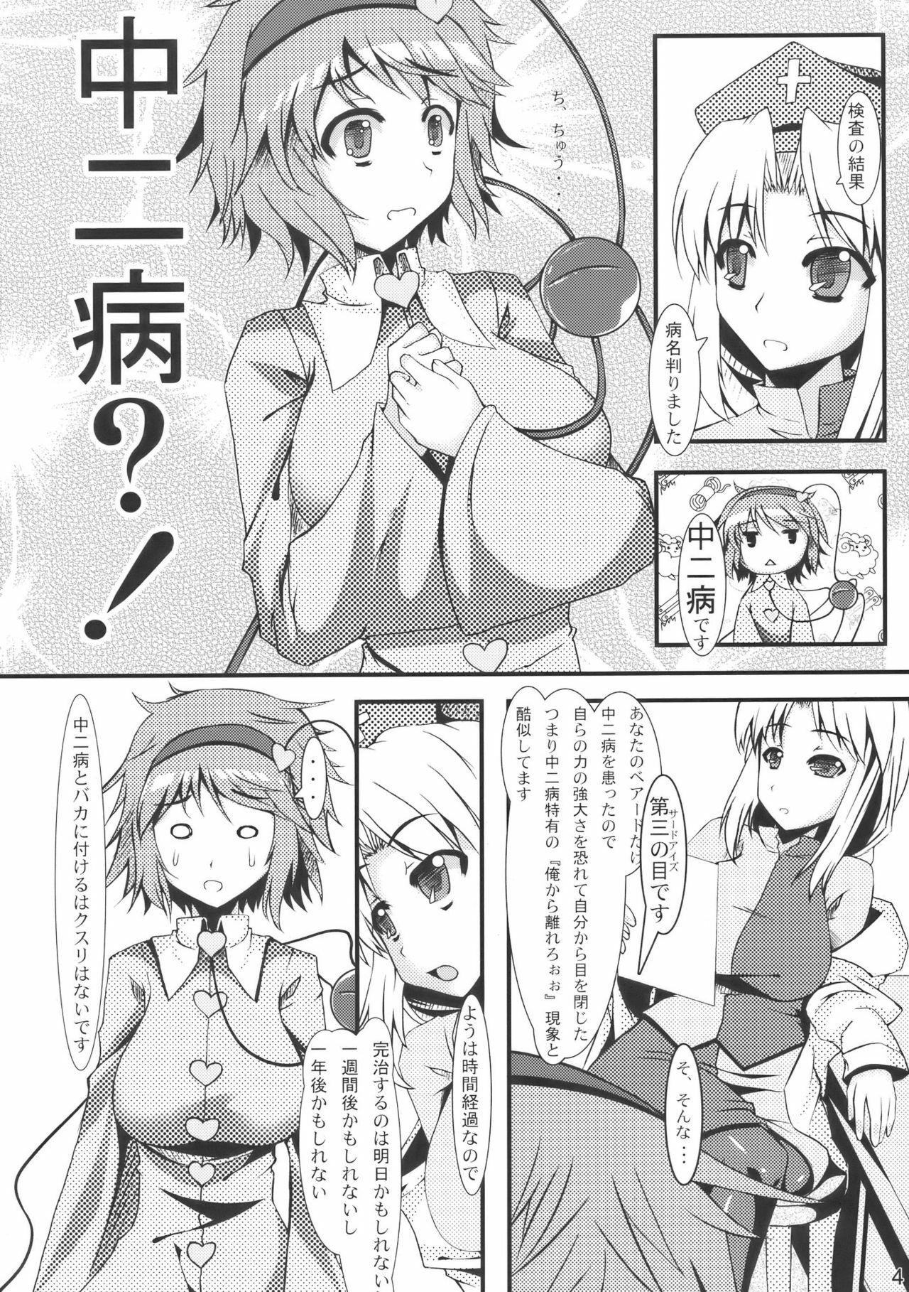 (Reitaisai 7) [Barista (Kirise Mitsuru)] Dai 666 Kousoku Kikan Kaihou, Jigen Kanshou Kyosuu Houjin Tenkai (Touhou Project) page 4 full