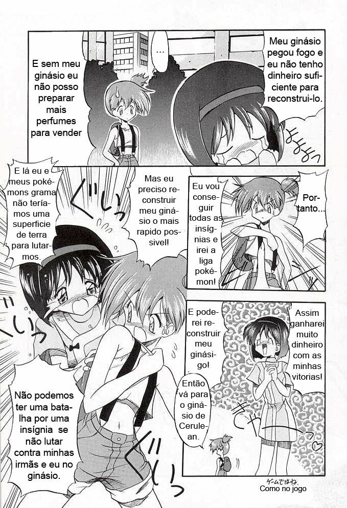 [Paradise City (Noraneko Nagaya, Roku Ishiki, Yasumori Zen)] A Corrente de Água e O Aroma da Grama (Pokemon) [Portuguese] page 3 full