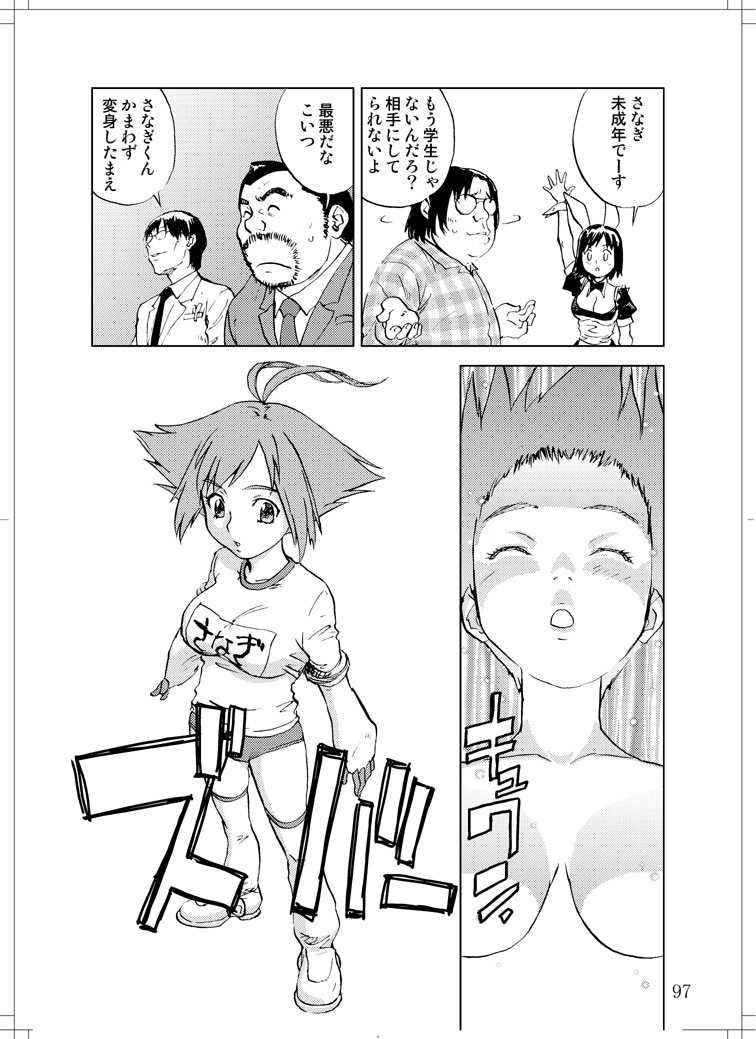 (C78) [Zerry Fujio] Sanagi chan Kinkyuu Syutsudou (Scramble) page 95 full