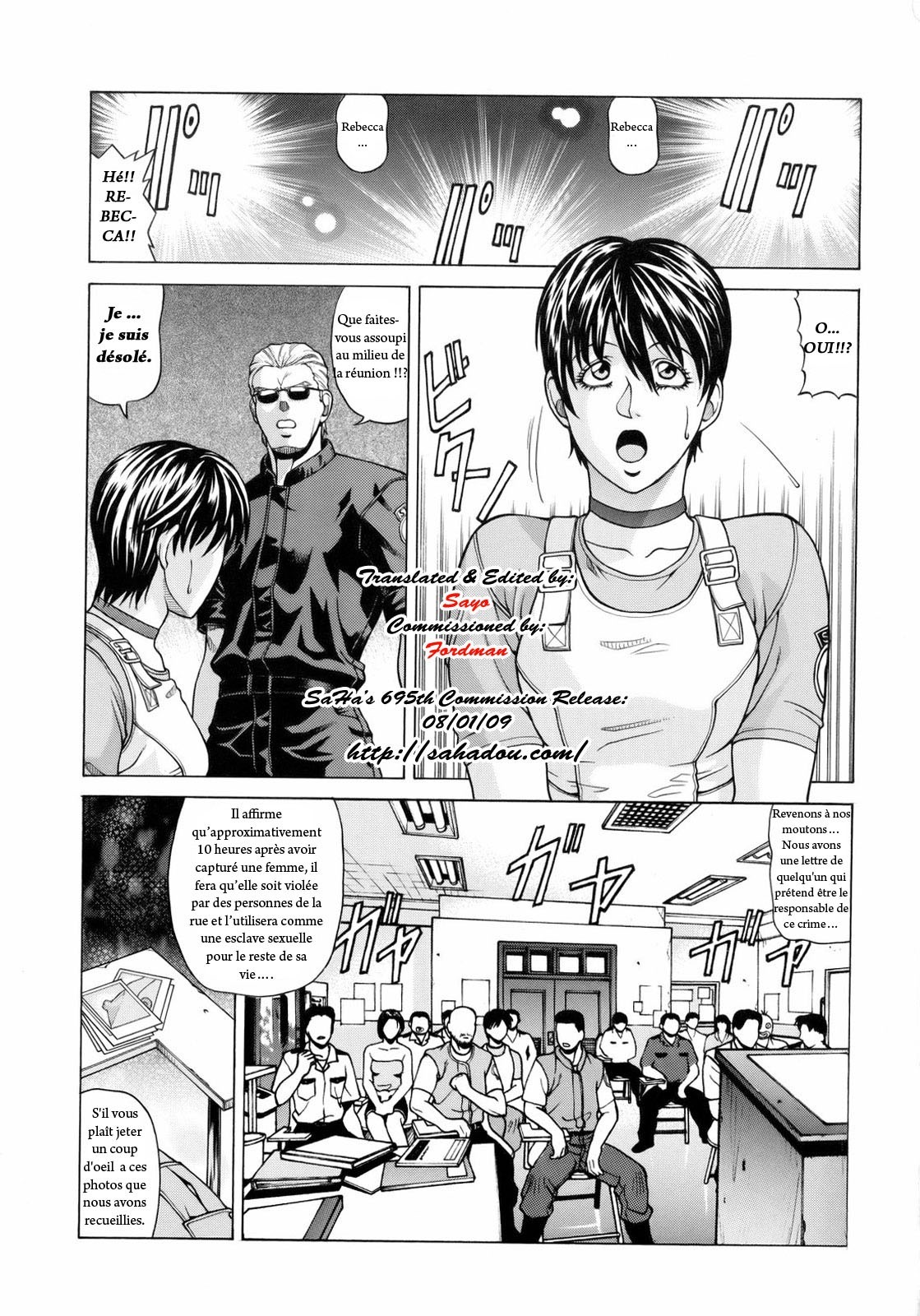 (C75) [Human High-Light Film (Jacky Knee-san)] Rebecca Chambers (Resident Evil) [French] page 2 full