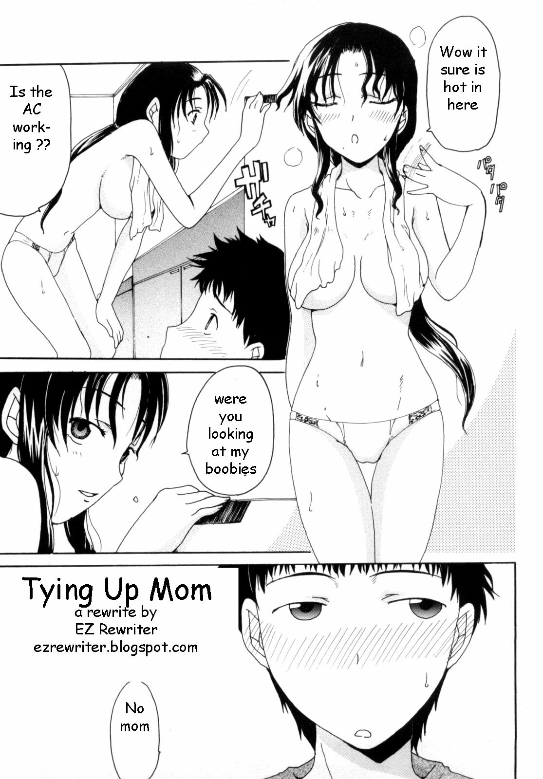 Tying Up Mom [English] [Rewrite] [EZ Rewriter] page 1 full