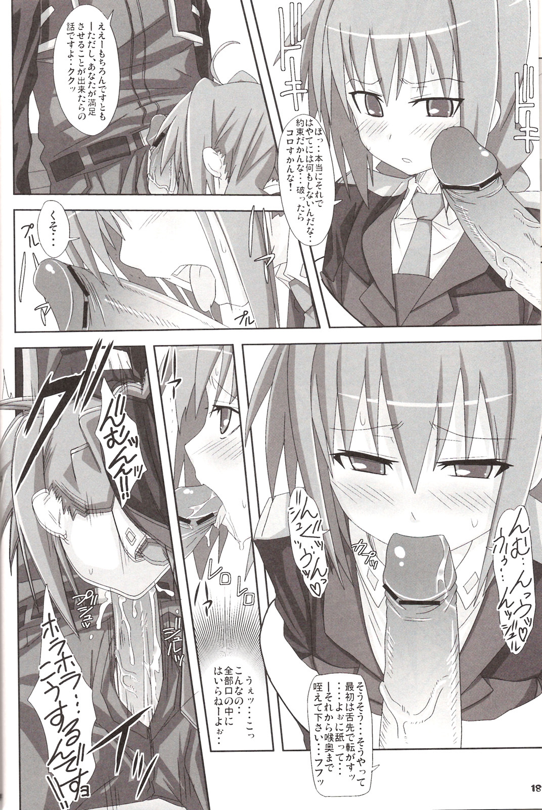 (C72) [Chicken Shark (Kurosyo)] Aru Niitsu no Hayate Taichou (Magical Girl Lyrical Nanoha StrikerS) page 17 full