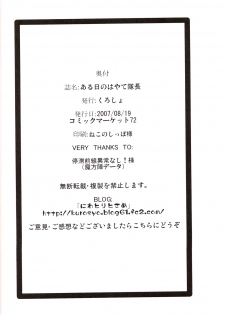(C72) [Chicken Shark (Kurosyo)] Aru Niitsu no Hayate Taichou (Magical Girl Lyrical Nanoha StrikerS) - page 25