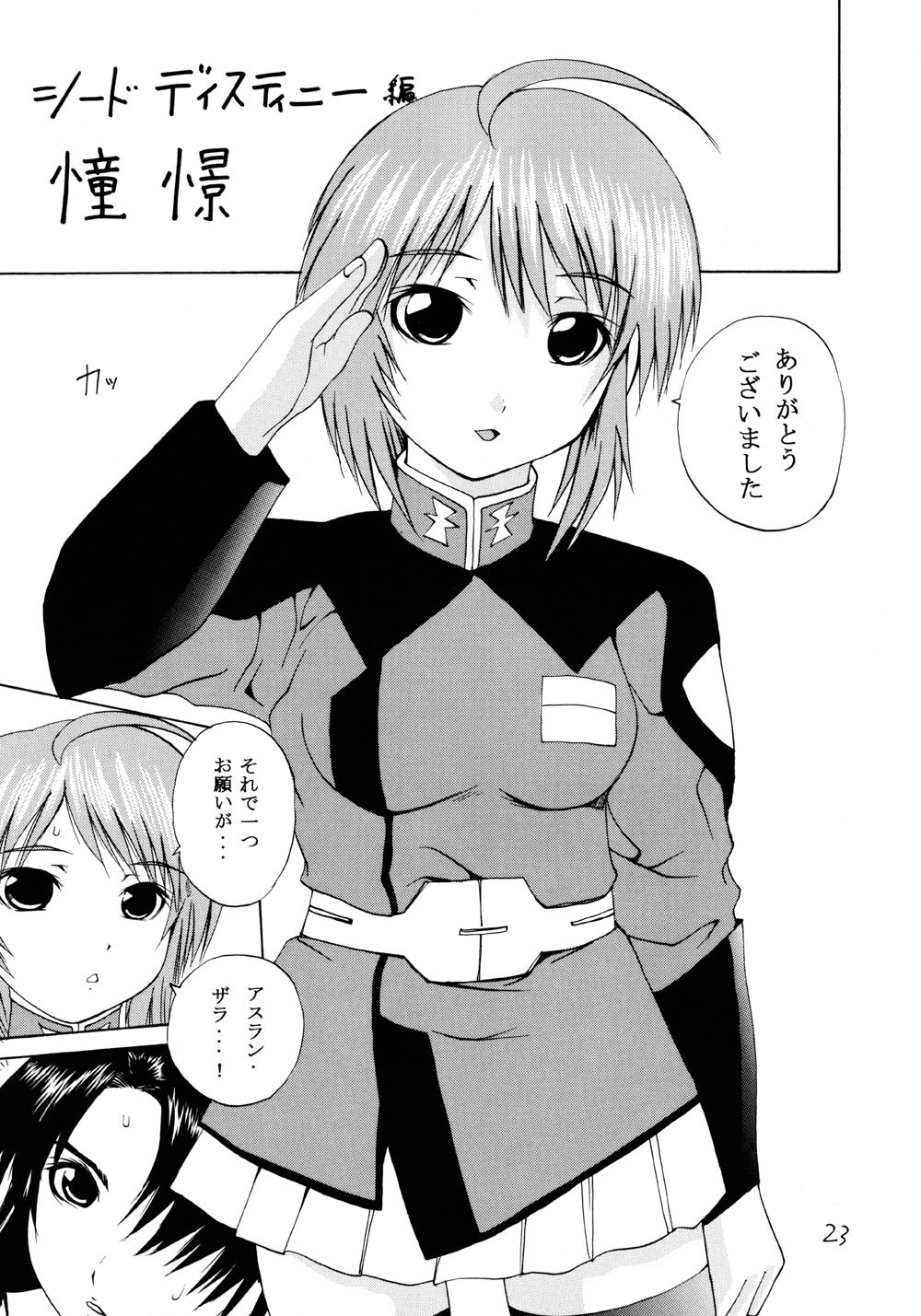 (C67) [Arrow Island (Gekka Saeki)] Ao no Shindou (Soukyuu no Fafner, Gundam Seed Destiny) page 22 full