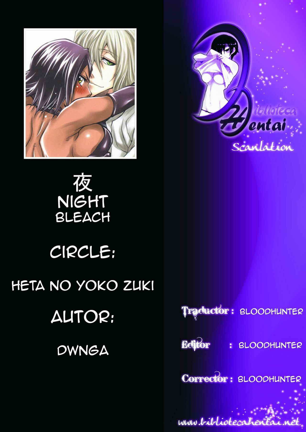 (C76) [Heta no Yoko Zuki (Dunga)] Yoru | Night (Bleach) [Spanish] [Biblioteca Hentai] page 19 full