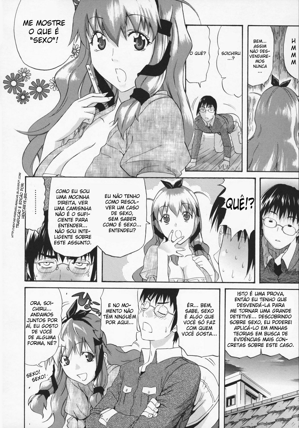 [Amatarou] (Kari) Tantei Monogatari (Happiness!) [Portuguese-BR] [HentaiEyeBR] page 10 full