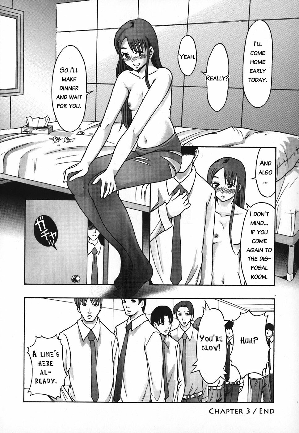 [Mayonnaise.] Shomubu Kouseika Seishorigakari | General Affairs Department, Public Welfare Section, Sexual Disposal Branch Ch. 3 [English] [BATS] page 21 full