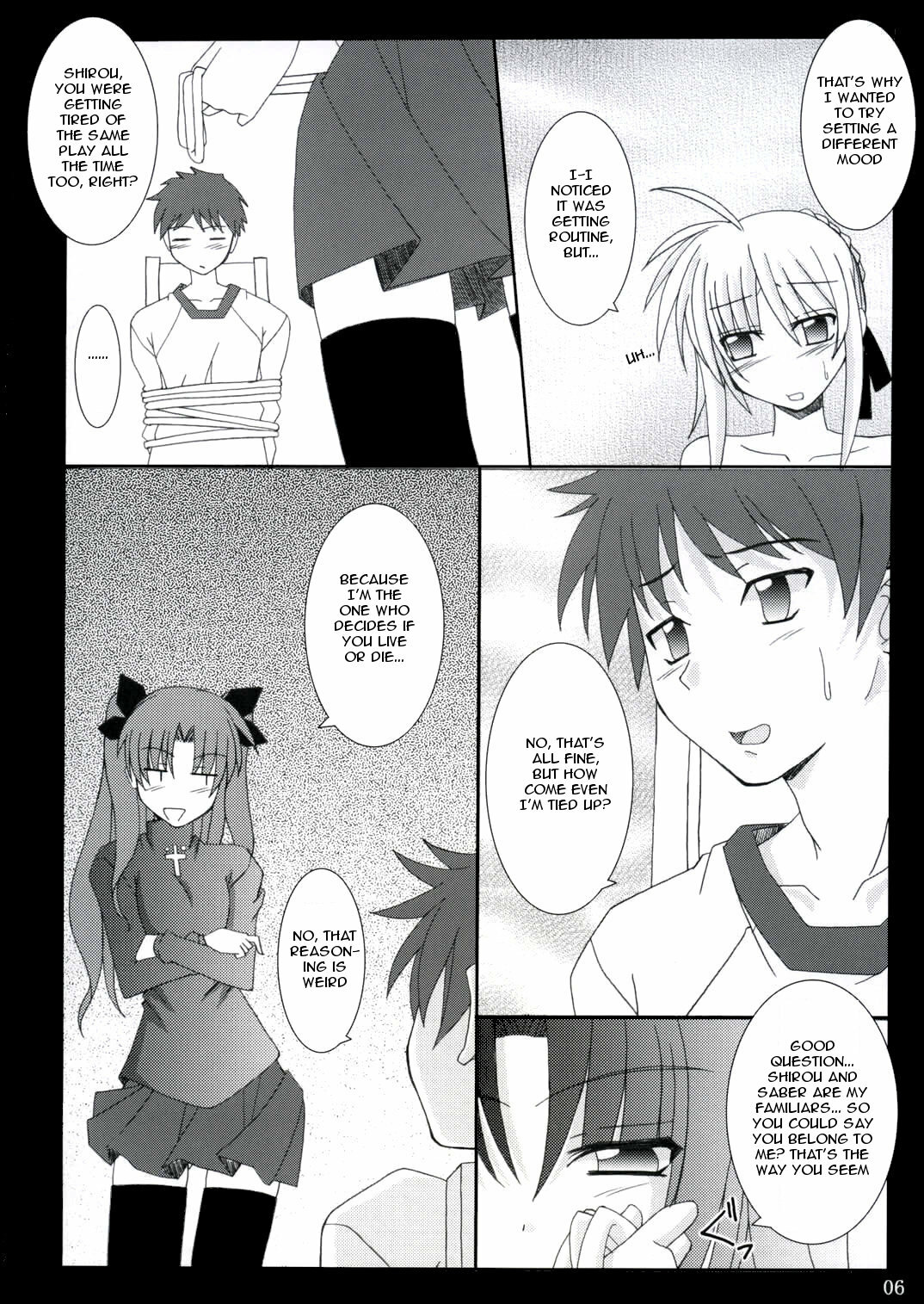 (CR36) [Yoru no Benkyoukai (Fumihiro)] Tohsaka Yonchoume (Fate/stay night) [English] [rookie84] page 5 full