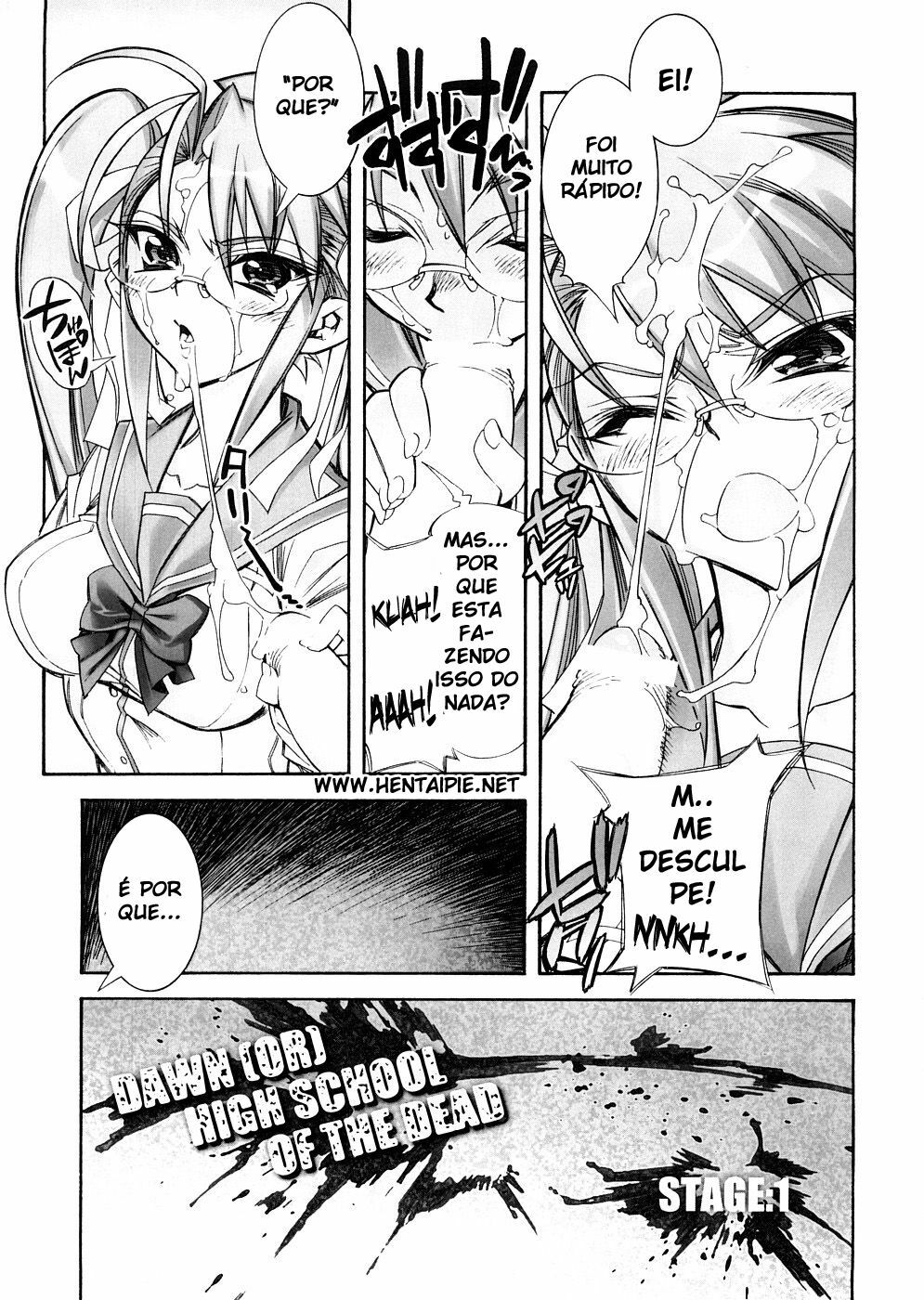 (SC39) [Kashiwa-ya (Hiyo Hiyo)] DAWN (OR) HIGH SCHOOL OF THE DEAD (Gakuen Mokushiroku HIGHSCHOOL OF THE DEAD) [Portuguese-BR] [hentaipie.net] page 6 full