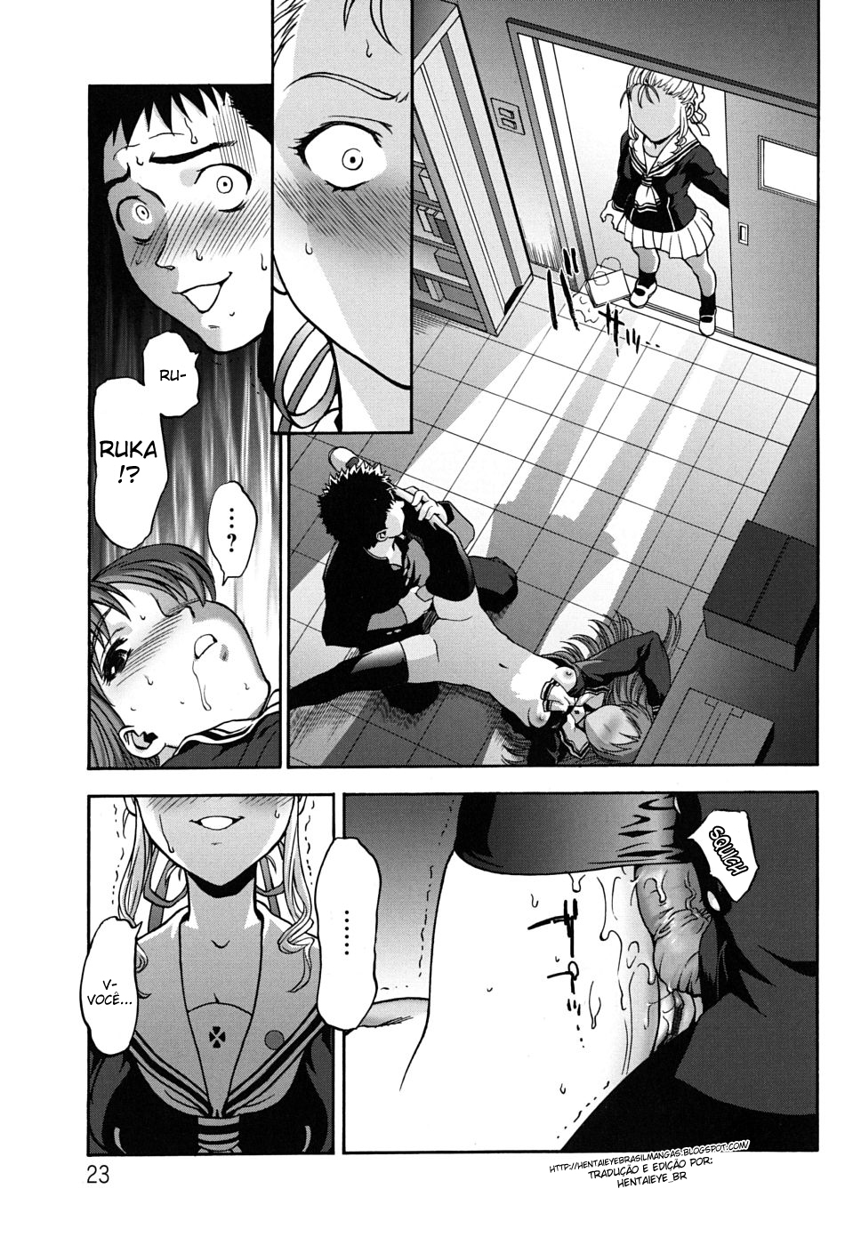 [Saida Kazuaki] Pattsun×2 Ch. 1 [Portuguese-BR] [HentaiEyeBR] page 24 full