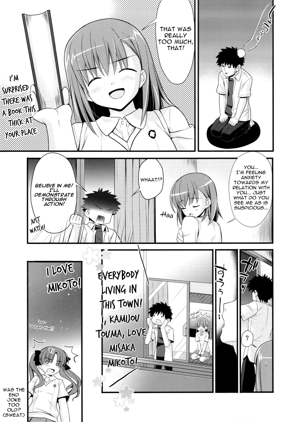 (COMIC1☆4) [Teruo Haruo] 1／1 no Tensai (Toaru Kagaku no Railgun) [English] page 24 full