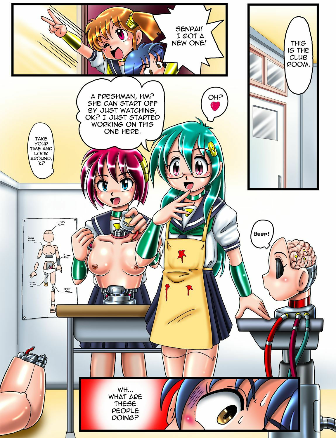 [Cyber F] Kaizou Gakuen Cyborg Kenkyuubu | Modification Academy - Cyborg Department [English] =LWB= page 4 full