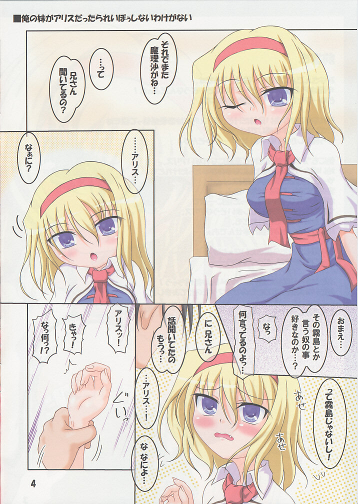 (C78) [Schwester (Shirau Inasaki) Imouto Alice (Touhou Project) page 3 full