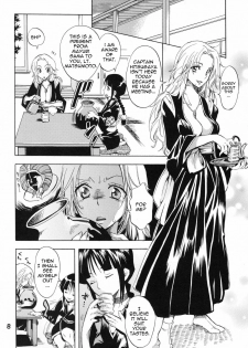 (C76) [Kurione-sha (YU-RI)] Nurunuru Panic! | Slimy Panic! (Bleach) [English] [doujin-moe.us] - page 7