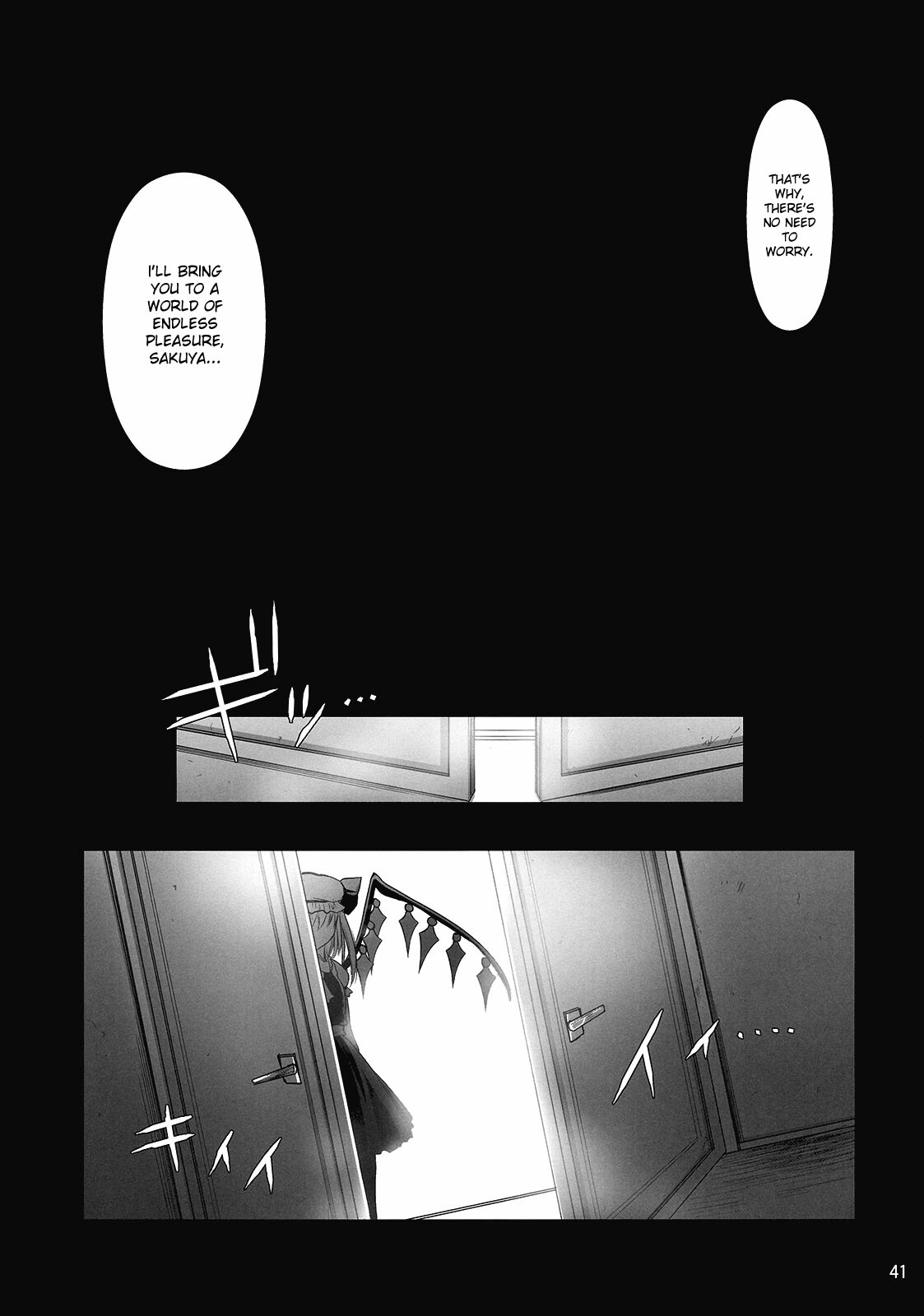 (C77) [Yuriru-Rarika (Kojima Saya)] R Saku -Sakuya e no Batsu- (Jou) (Touhou Project) [English] [desudesu] page 41 full