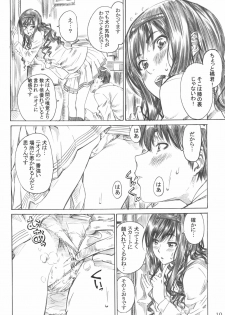(C78) [MARUTA-DOJO (MARUTA)] Kimi wa Docchi ni Fumaretai? (Amagami) - page 9