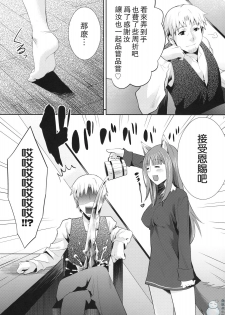 (COMIC1☆3) [Koakuma Sageha (Sage Joh)] Ookami to Mitsu Ringo (Spice and Wolf) [Chinese] [飞雪汉化组] - page 6