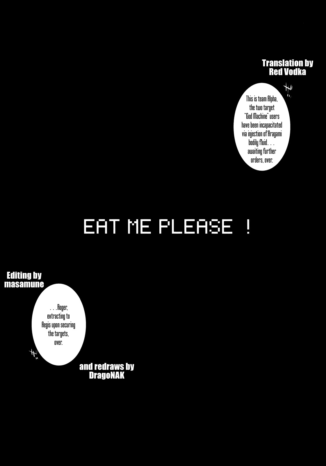 (C78) [Yokoshimanchi. (Ash Yokoshima)] EAT ME PLEASE! (God Eater) [English] =Little White Butterflies= page 8 full