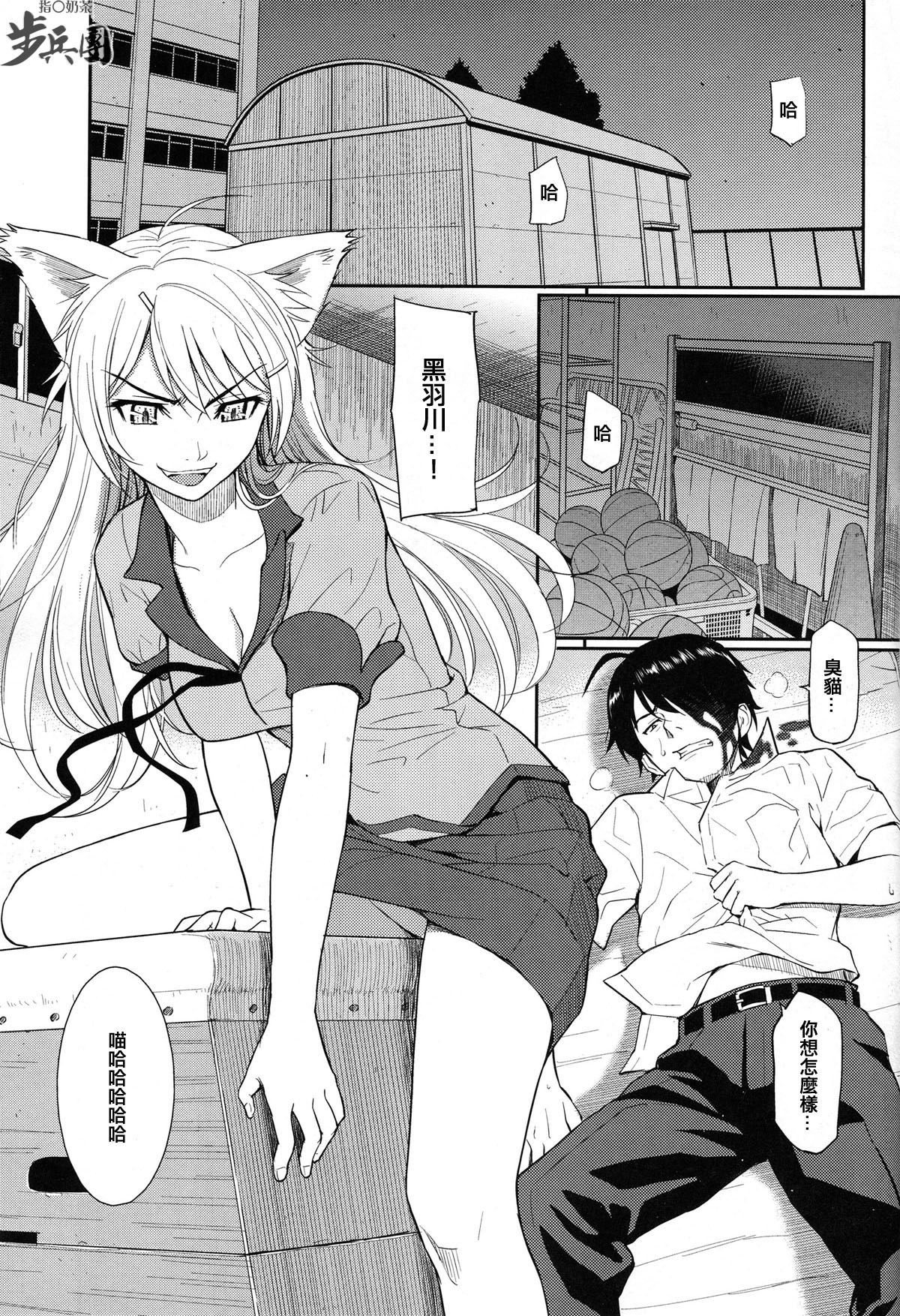 (C78) [Homunculus] BAKENEKOGATARI (Bakemonogatari) [Chinese] [指○奶茶步兵團] page 3 full