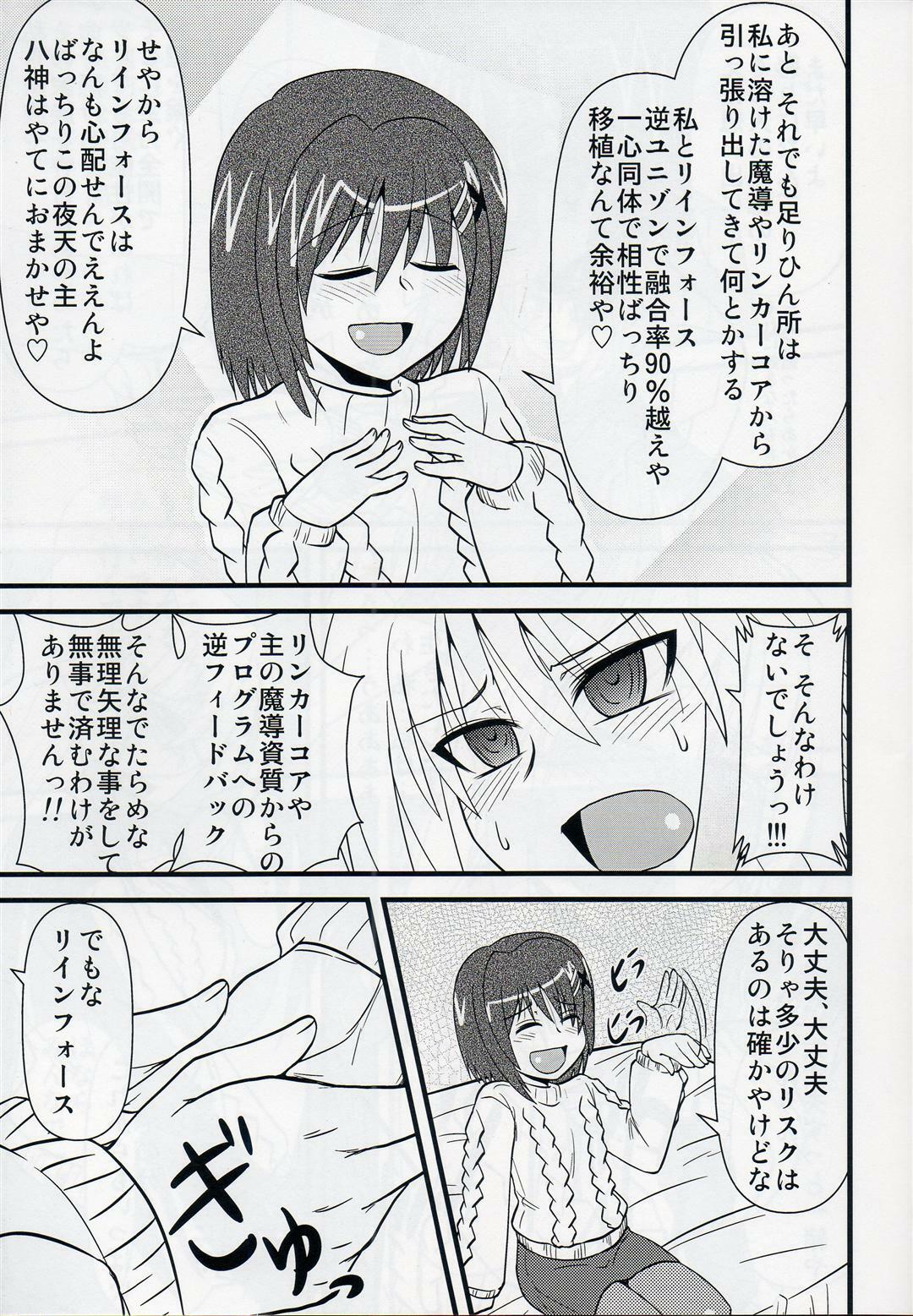 (Lyrical Magical 9) [Shonnaka-dou (Mitsurugi Tsurugi)] Ainsu (Mahou Shoujo Lyrical Nanoha) page 22 full