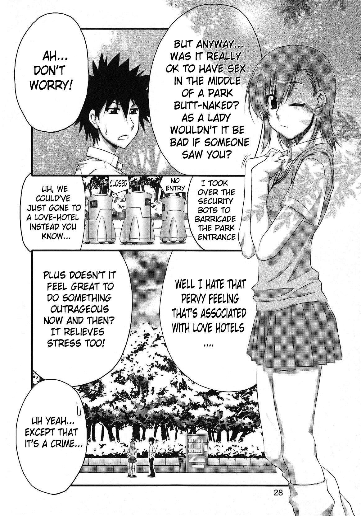 (C78) [GOLD RUSH (Suzuki Address)] Touma x Misaka's Moe Doujinshi (Toaru Majutsu no Index) [English] [doujin-moe.us] page 26 full