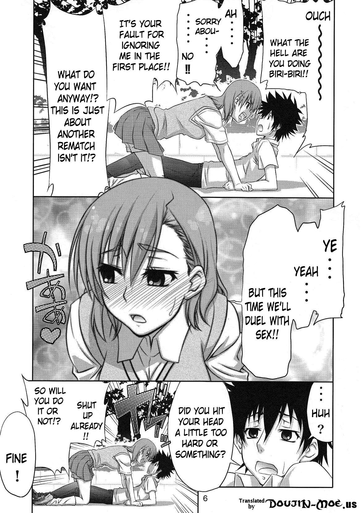 (C78) [GOLD RUSH (Suzuki Address)] Touma x Misaka's Moe Doujinshi (Toaru Majutsu no Index) [English] [doujin-moe.us] page 5 full