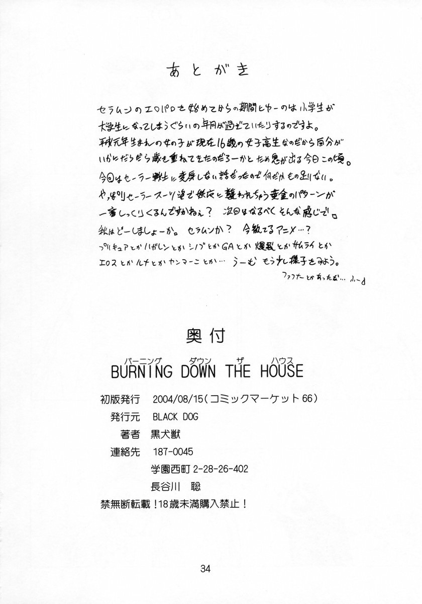 (C66) [BLACK DOG (Kuroinu Juu)] Burning Down the House (Bishoujo Senshi Sailor Moon) [Chinese] [lzmcsa個人漢化] page 32 full