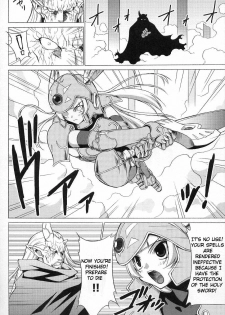 [Onomeshin] Bakunyuu Kishi Shion | Big Titty Warrior Sion (Tatakau Heroine Ryoujoku Anthology Toukiryoujoku 7) [English] {doujin-moe.us} - page 4