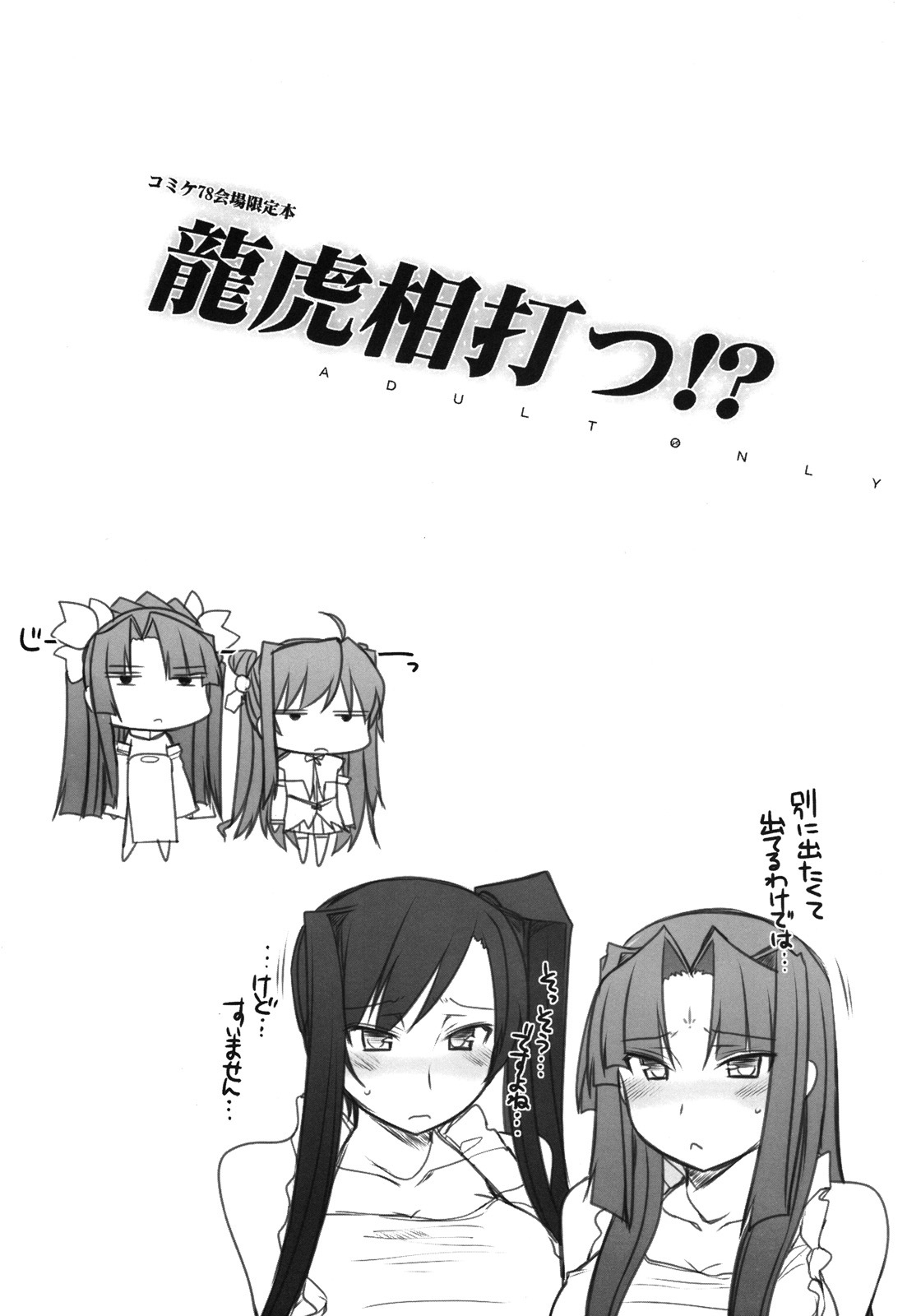 (C78) [Kotoshiki (Mukoujima Tenro)] Ryuuko Aiutsu!? (Koihime Musou) page 2 full