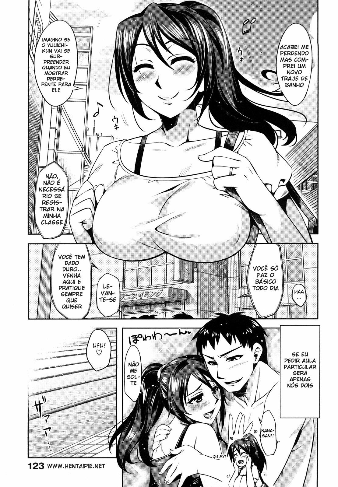 [ReDrop] Mrs. Pool Side (Natsu Koi) [Portuguese-BR] [HentaiPie] page 1 full