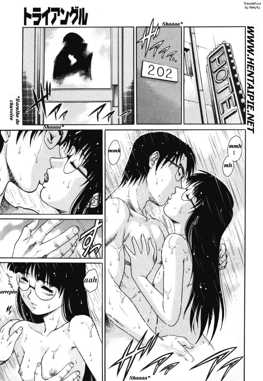 [Yamasaki Masato, Yanagawa Rio] Triangle - a triangular love affair [Portuguese-BR] [HentaiPie] page 101 full