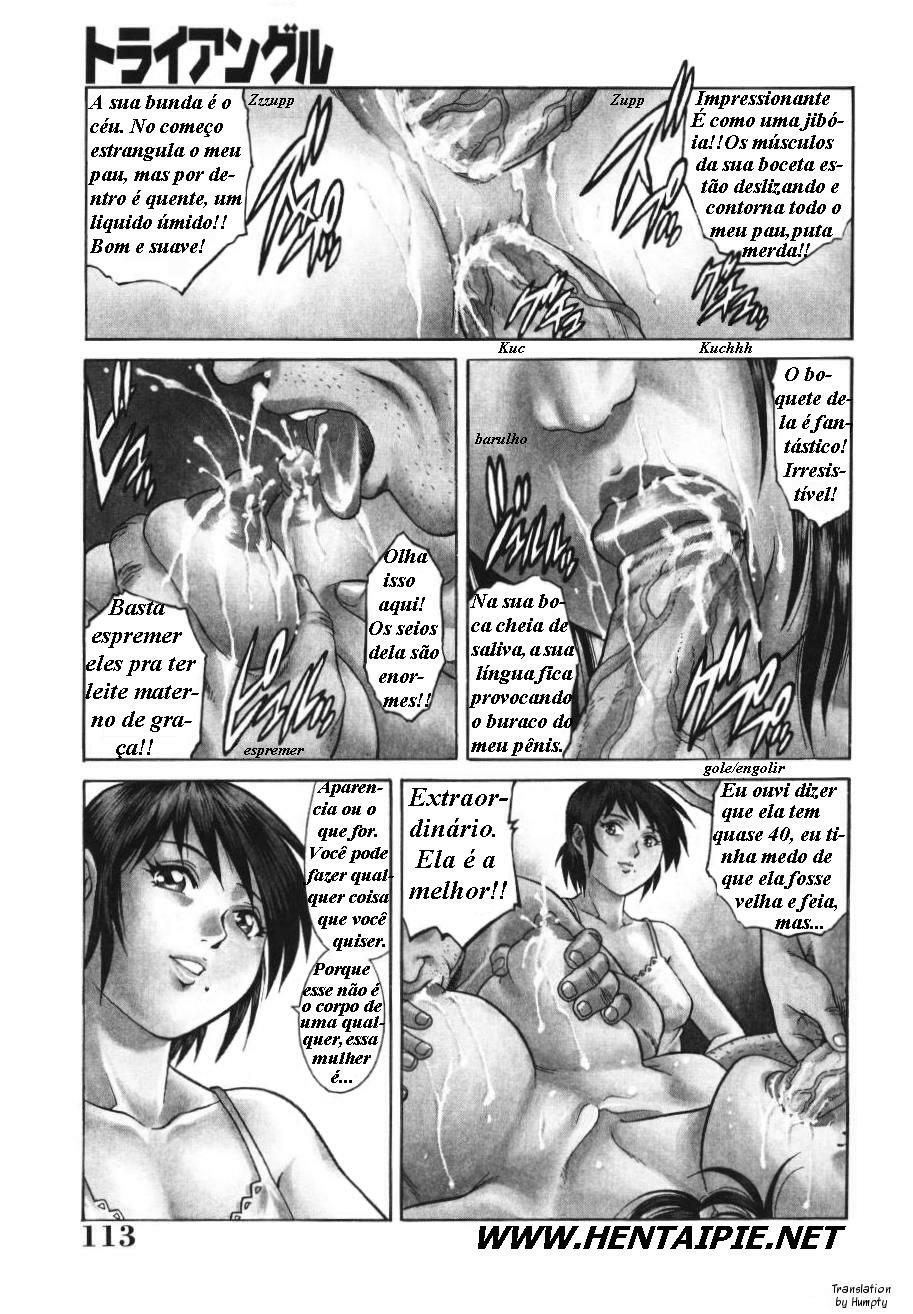 [Yamasaki Masato, Yanagawa Rio] Triangle - a triangular love affair [Portuguese-BR] [HentaiPie] page 113 full