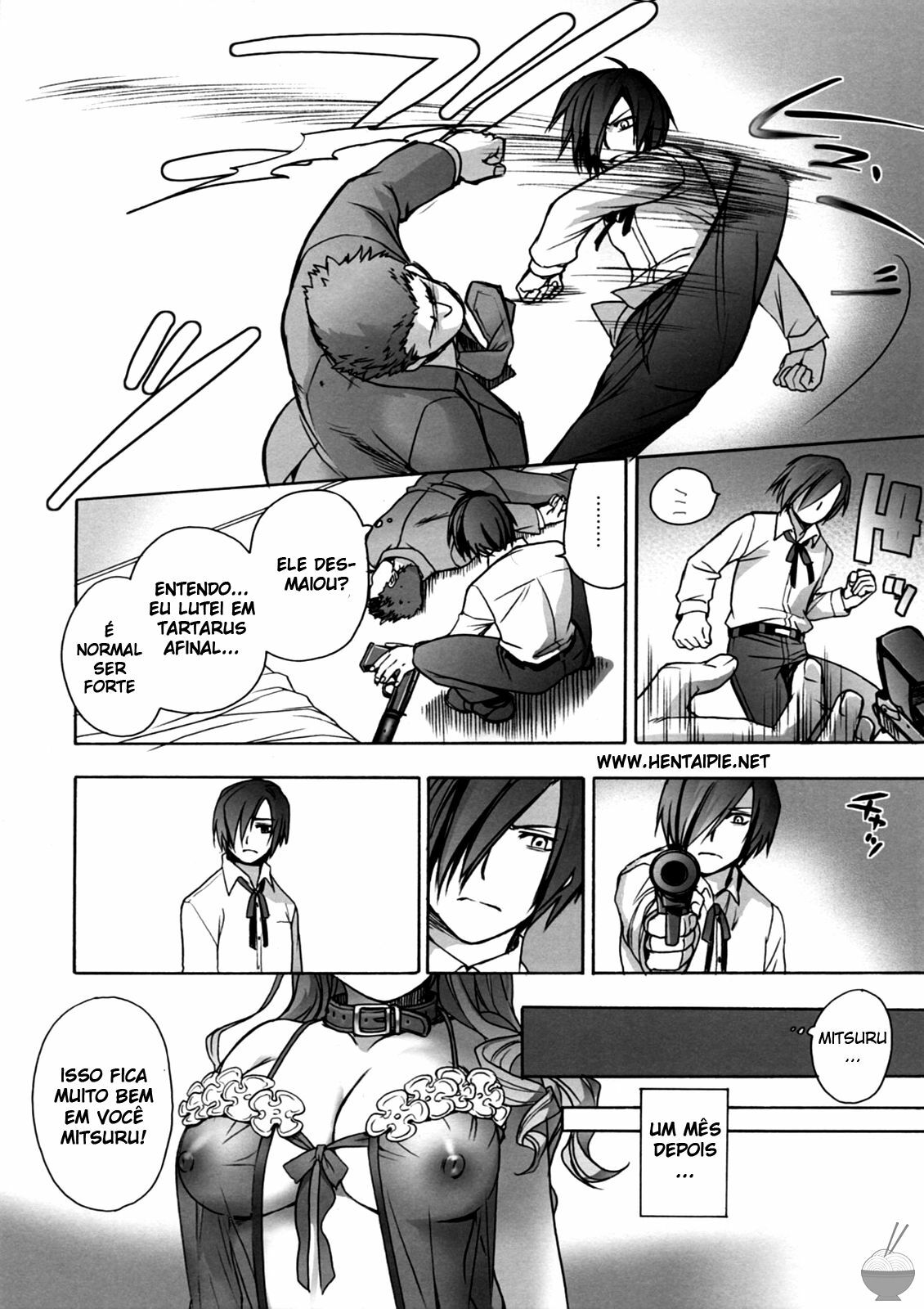 (C73) [Imperial Chicken (Fujisaka Kuuki)] Kinjirareta Asobi | Forbidden Game (Persona 3) [Portuguese] page 22 full