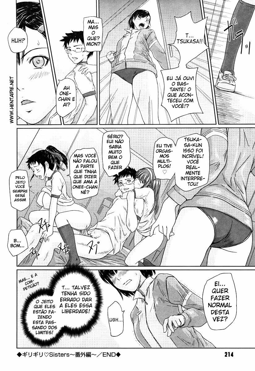 [Kisaragi Gunma] Giri Giri Sisters [Portuguese-BR] {Hentai Pie} page 214 full