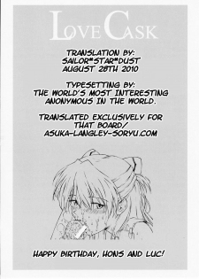 (C64) [TENGU NO TSUZURA (Kuro Tengu)] LOVE CASK (Neon Genesis Evangelion) [English] =SSD= - page 30