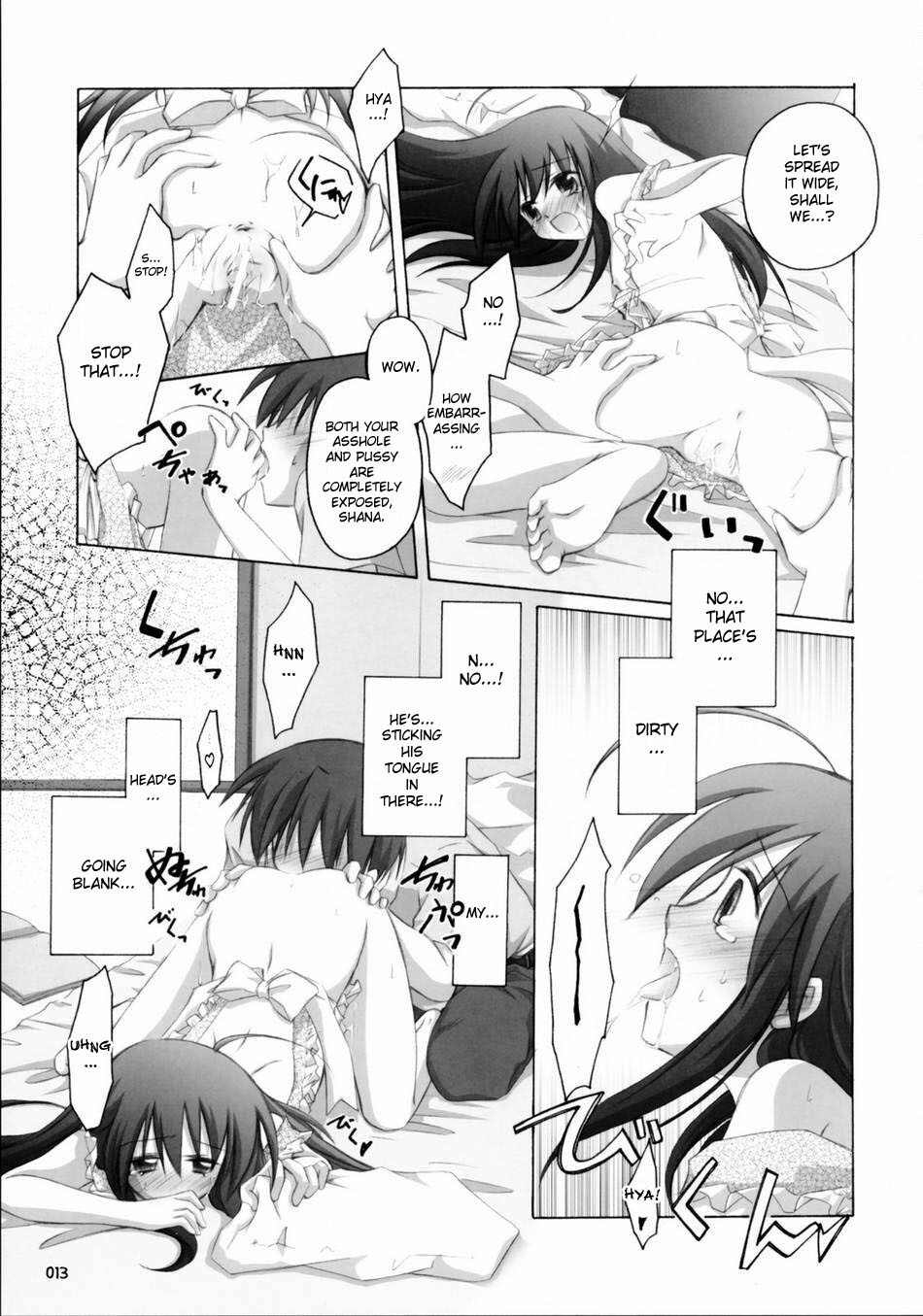 (Boku Dake no Egao) [Titokara 2nd Branch (Manami Tatsuya)] Shana no Sanpunkan Cooking | Shana's 3 minute Cooking (Shakugan no Shana) [English] [desudesu] page 12 full