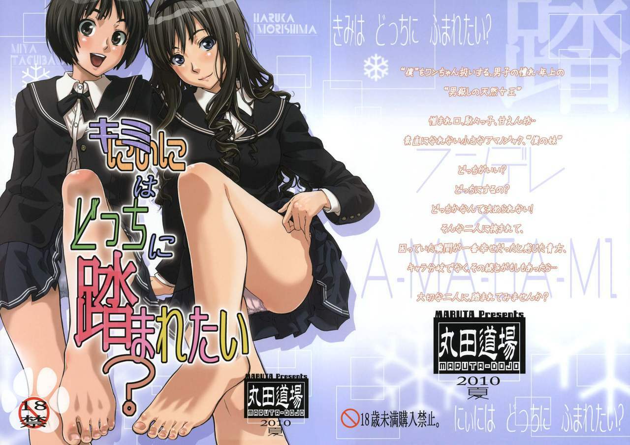 (C78) [MARUTA-DOJO (MARUTA)] Kimi wa Docchi ni Fumaretai? (Amagami) [English] =LWB= page 1 full